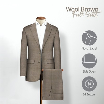 Avendra Ash Color Suit
Notch Lapel - Side Open - 2 Button